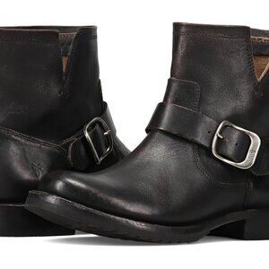 Frye Veronica Flex Bootie in Black Leather